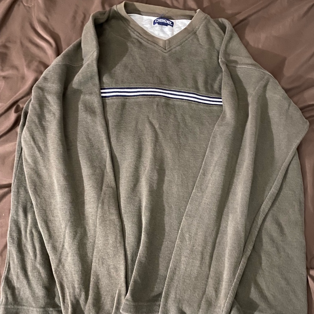 y2k one strip sweater